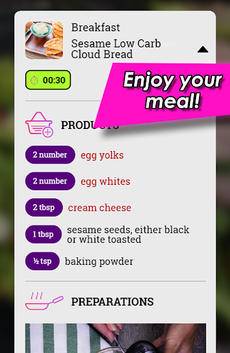 Keto diet app - Meal plan for 60 days screenshot 2