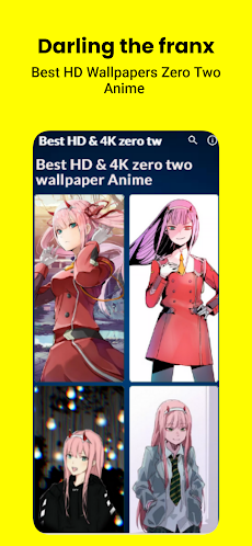 HD zero two wallpaper Anime 4KDraling in the franxのおすすめ画像1