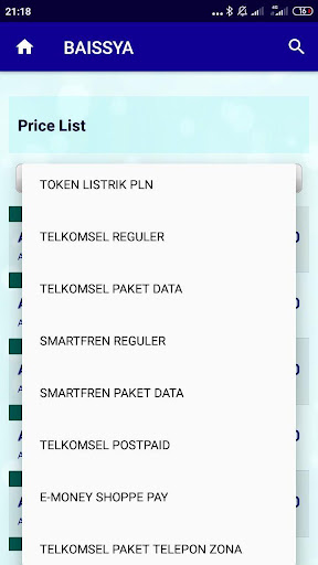 BAISSYA : Agen Pulsa & PPOB Screen 3