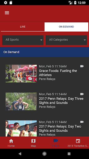 Penn Relays Screen 3