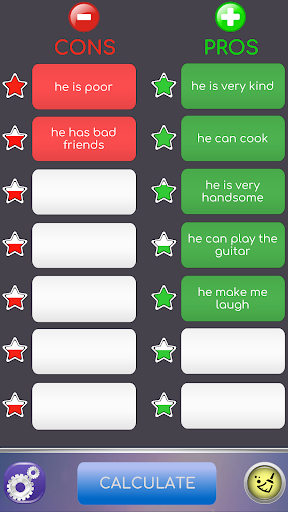 Android application Pros and Cons - Make decision screenshort