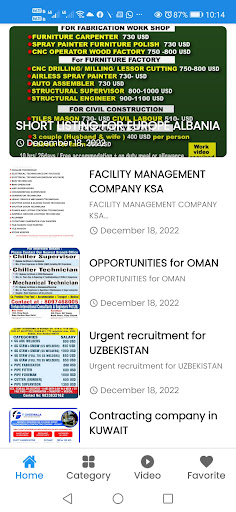 Android application Assignment Times Abroad Today screenshort