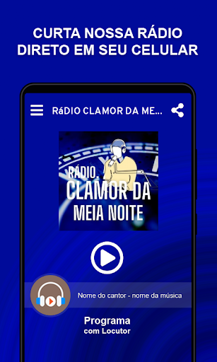 Android application Rádio Clamor da Meia Noite screenshort