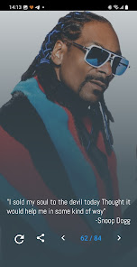 Screenshot 2 Snoop Dogg Quotes and Lyrics android