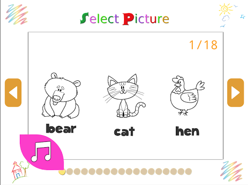 Kids Coloring book with Voices Animals  Birds