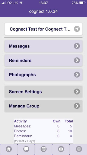 Android application Cognect screenshort