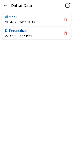 Android application Pengukur Kebisingan screenshort