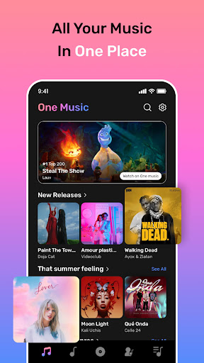Android application OneMusic - Mp3 Music Player screenshort