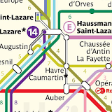 Metro Paris Map: Offline map of the Paris Metro icon