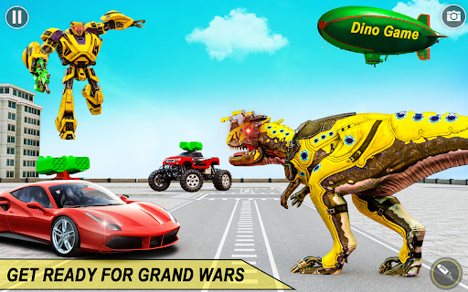 Android application Dino Robot Transformer Games screenshort