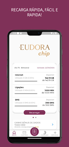 Android application Eudora Chip screenshort