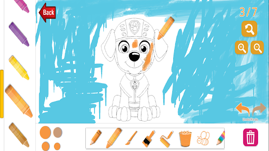 Paw Puppy Coloring 5