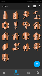 New HD Copper Iconpack theme P Screenshot