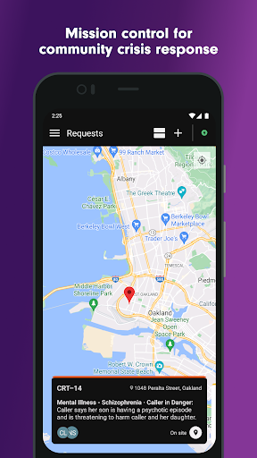 Android application Patch: mobile crisis response screenshort