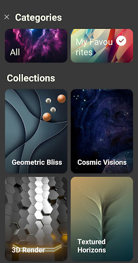 Screenshot of Abstract Wallpaper App