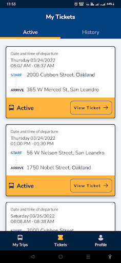 East Bay Paratransit Screen 3