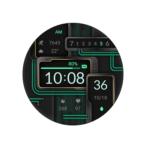 Blackish Green For Wear OS