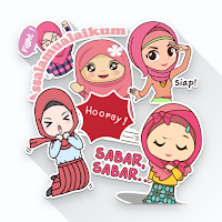 Stiker Wa Hijab Muslimah Cantik Lucu WAStickerApps