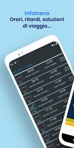 Android application Info Treno - Orari viaggio, bi screenshort