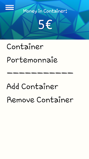 Android application My Money screenshort