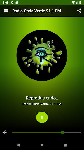 Android application Radio Onda Verde 91.1 FM screenshort