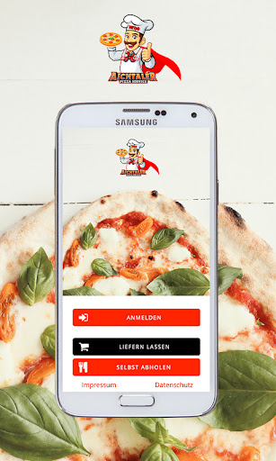 Android application Aichtaler Pizzaservice screenshort