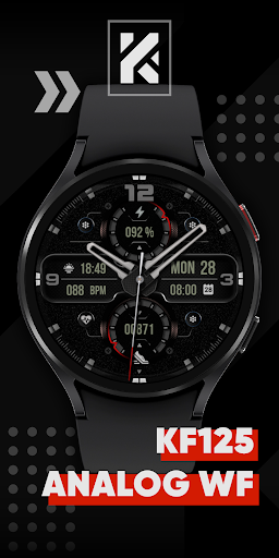 Android application KF125 Watch face screenshort