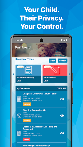 Android application ISAFE Direct MyOK screenshort