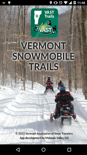 Android application Vermont Snowmobile Trails screenshort