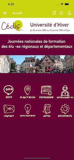Android application Cedis Formation screenshort