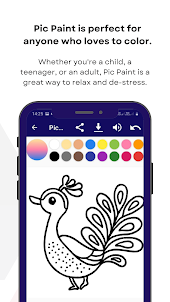 Pic Paint : Coloring Book