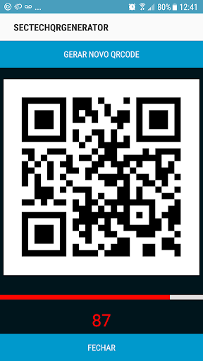 Android application QRCode Generator Sectech screenshort