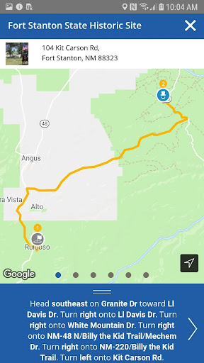Screenshot of Discover Ruidoso