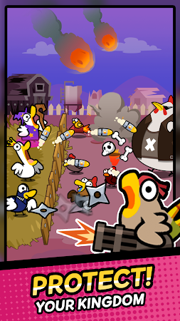 Game screenshot Duck vs Chicken : Idle Defense mod apk