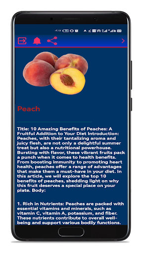 Benefits of fruit Screen 2