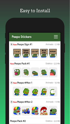 WaStickers - Peepo Chat TV