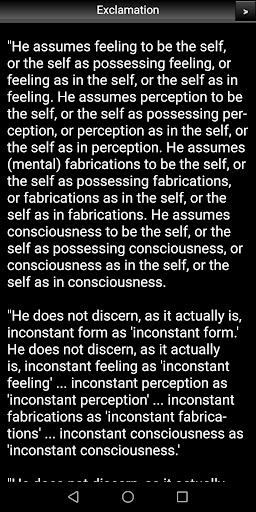 Exclamation Sutta - Buddhism Screen 3