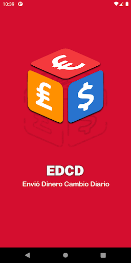 Android application EDCD (Envió Dinero Cambio Diar screenshort