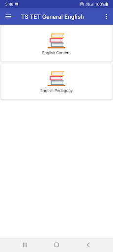 Android application TS TET General English screenshort