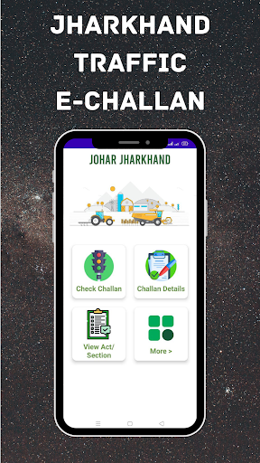 Android application Jharkhand TrafficChallan Check screenshort