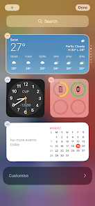Captura 2 Launcher iOS Widgets android