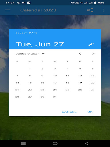 Calender 2023 App