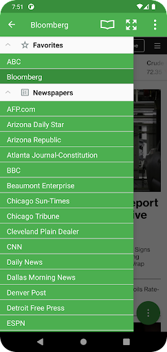 Android application US Newspapers - all news screenshort