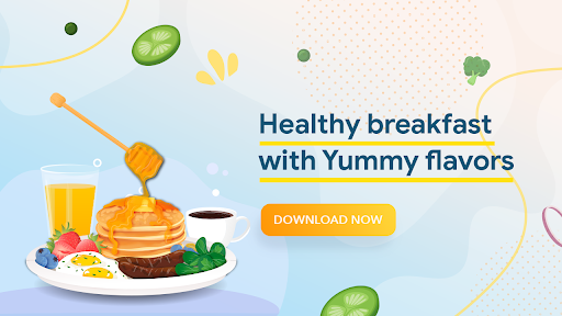 Screenshot of Breakfast Recipes App