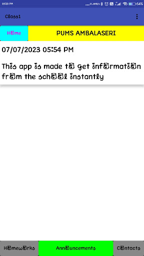 Android application Pums Ambalasery screenshort