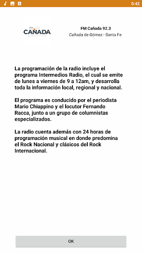 FM Cañada 92.3 Screen 3