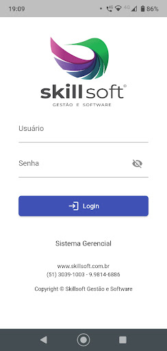 Android application Skillsoft Gerencial screenshort