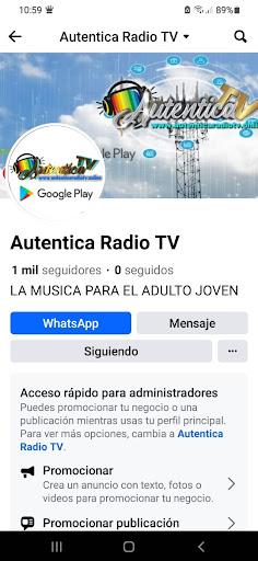 Android application Autentica Radio TV screenshort