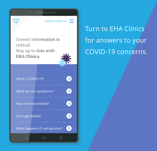 EHA Clinics HealthMate Screen 2