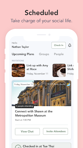 Android application Leaf - Make Group Plans screenshort